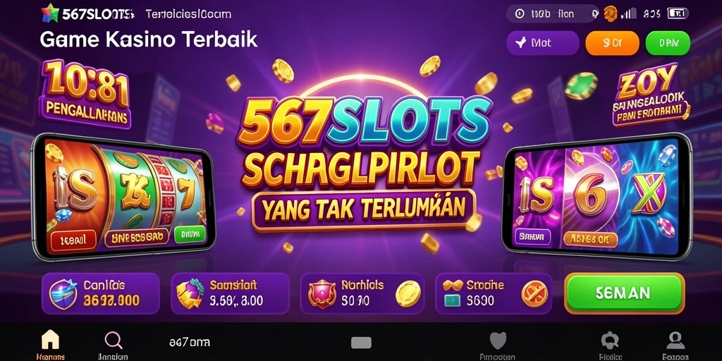 Tampilan permainan slot yang menarik di 567SLOTS.