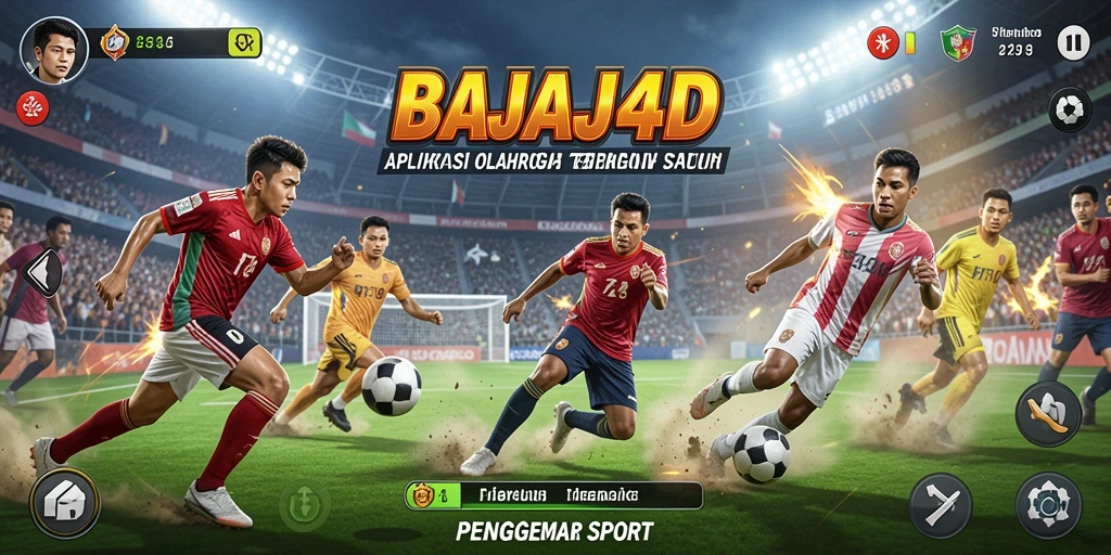 Tampilan screenshot utama BAJAJ4D dengan aksi seru dalam pertandingan olahraga.