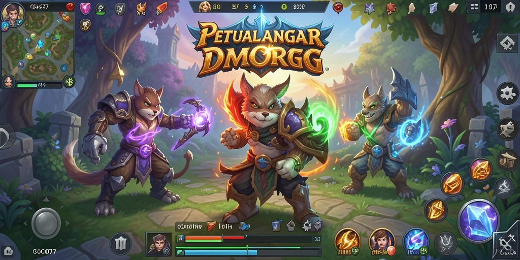 Screenshot gameplay COO77 menampilkan aksi petualangan MMORPG yang seru.