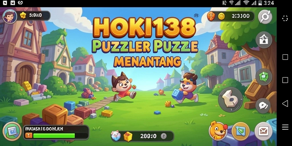 Tampilan gameplay HOKI138 yang seru dan menantang dalam puzzle.