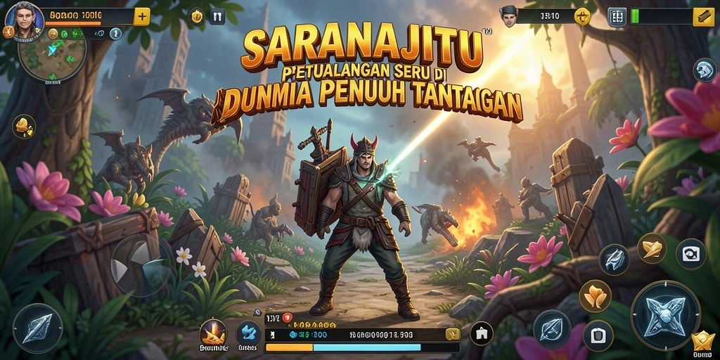 Gameplay SARANAJITU yang memukau dan menantang petualangan.